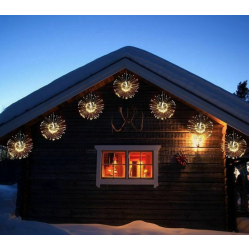 UB Instalatie SOLARA 5 Artificii Cu Telecomanda 34 cm MULTICOLORA