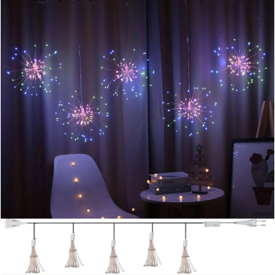 UB Instalatie SOLARA 5 Artificii Cu Telecomanda 34 cm MULTICOLORA