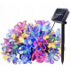 Instalatie solara flori de cires RGB cu 50 led-uri multicolor