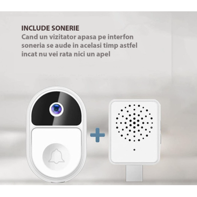 Interfon video Andowl Q ML051 audio bidirectional apel video aplicatie smartphone