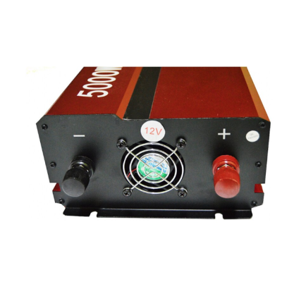 Invertor cu Display Dublu 5000W 12-220V Port-uri USB Priza ROSU