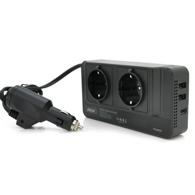 Invertor curent auto 300W 12V/220V USB Q-CC8200
