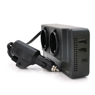 Invertor de curent auto 300W 12V/220V USB Q CC8200