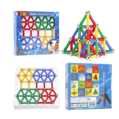 Joc creativ pentru copii Magnastix 108 piese