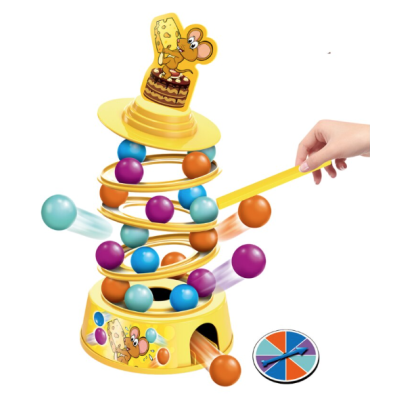 Joc interactiv pentru indemanare Tortul buclucas cu soricel