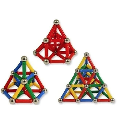 Joc Magnastix creativ pentru copii 63 piese