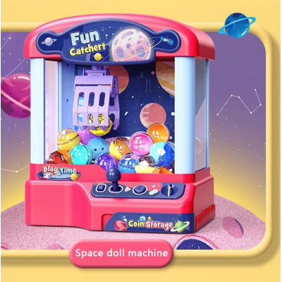 Joc tip Automat de Jucarii cu Gheara pentru Copii Mini Claw Machine cu Lumini si Sunete