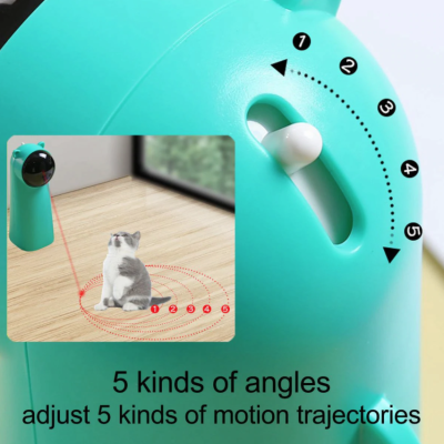 Jucarie interactiva cu laser pentru pisici