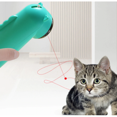 Jucarie interactiva cu laser pentru pisici
