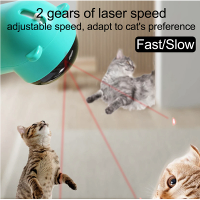 Jucarie interactiva cu laser pentru pisici