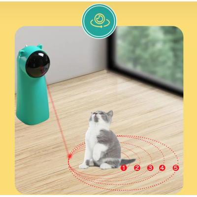 Jucarie interactiva cu laser pentru pisici