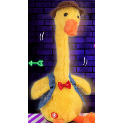 Jucarie interactiva Rata GALBENA Vorbeste Canta Inregistreaza si Repeta