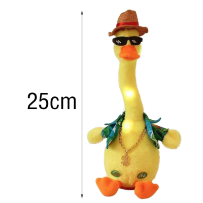 Jucarie interactiva Rata GALBENA Vorbeste Canta Inregistreaza si Repeta