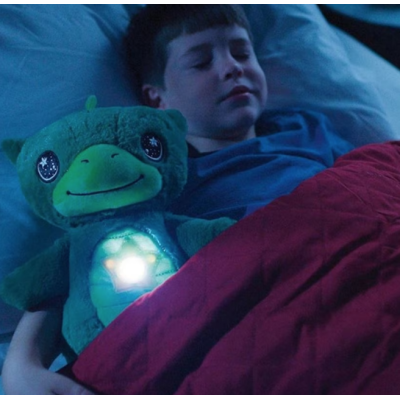 Jucarie Star Belly cu proiectie de stele tip lampa de veghe pentru copii VERDE