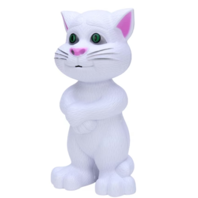 Jucarie Vorbitoare Talking Tom ALB 20 cm