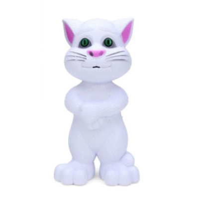 Jucarie Vorbitoare Talking Tom ALB 20 cm