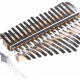 Kalimba Instrument muzical cu 17 note Sticla transparenta model urechi pisica