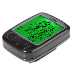 Kilometraj digital bicicleta SD 563A cu fir 25 functii afisaj temperatura ora comparator