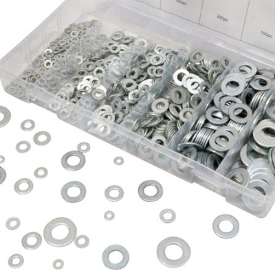 Kit  900 de garnituri plate din otel A3, include 6 dimensiuni diferite: M3 M4 M5 M6 M7 M8 M10