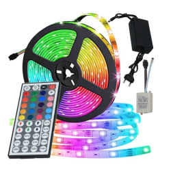 Kit Bandă RGB 5M 280 LED cu telecomanda mare si functii multiple 
