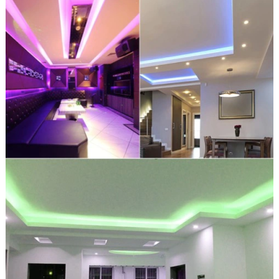 Kit Bandă RGB 5M 280 LED cu telecomanda mare si functii multiple