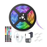 Kit Banda LED RGB Andowl Q T168 de 5 Metri Sincronizare Muzicala Bluetooth Controlul Aplicatie