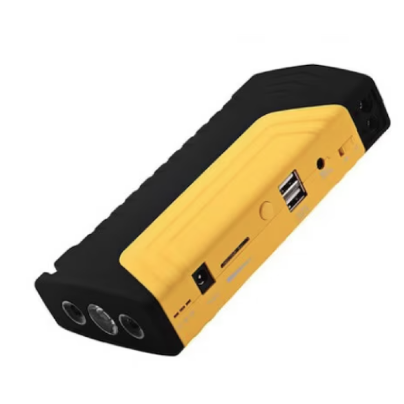Kit baterie pentru pornirea masinii si incarcarea telefonului USB cu 4 adaptoare