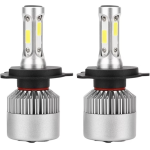 Kit becuri led auto COB S2 H4 2 buc/set 8000Lumeni temperatura 6000K/Alb putere 72W