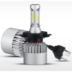 Kit becuri led auto COB S2 H4 2 buc/set 8000Lumeni temperatura 6000K/Alb putere 72W