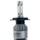 Kit becuri led auto COB S2 H4 2 buc/set 8000Lumeni temperatura 6000K/Alb putere 72W