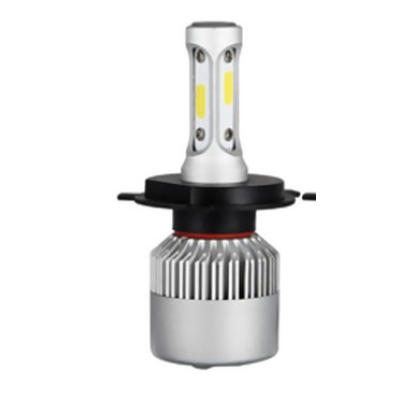Kit becuri led auto COB S2 H4 2 buc/set 8000Lumeni temperatura 6000K/Alb putere 72W