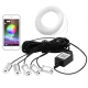 Kit Lumini ambientale auto 5 LED x 6 m neon RGB, aplicatie prin Bluetooth