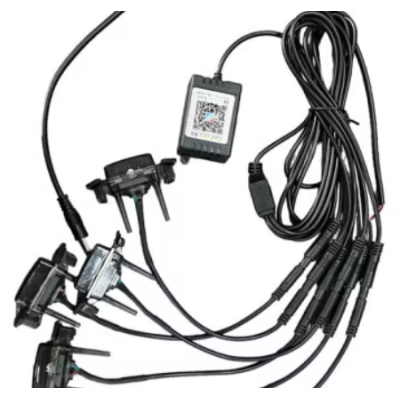 Kit lumini auto cu LED RGB 12V 6 capete grila masca control prin aplicatie telefon diverse jocuri de lumini sau lumina continua