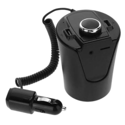 Kit Multifunctional BX6 BX7 FM functie Bluetooth cu 2 porturi USB Slot TF CARD AUX Negru