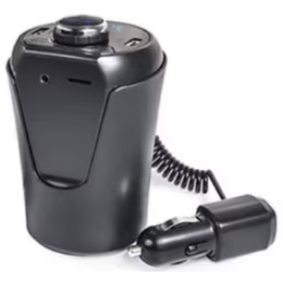 Kit Multifunctional BX6 BX7 FM functie Bluetooth cu 2 porturi USB Slot TF CARD AUX Negru