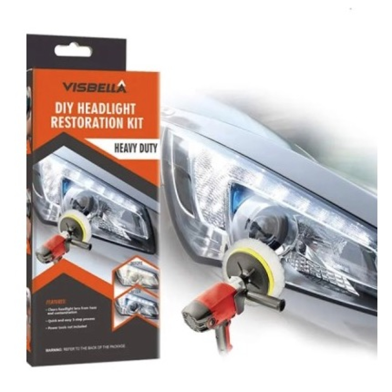 Kit Polish Restaurare Faruri 15 Elemente