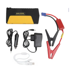 Kit pornire auto/moto (Starter) pentru baterie descarcata cu powerbank LED USB