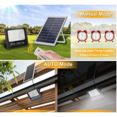 Kit Proiector Led cu panou solar 300W si telecomanda 780 LED