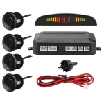 Kit senzori parcare cu afisaj senzori negri 18.5 mm