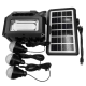 Kit solar GD-8017 MUSIC portabil cu 3 becuri XL