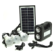 Kit solar GD-Lite 8017 este dotat cu dispozitive USB cu 3 becuri si leduri
