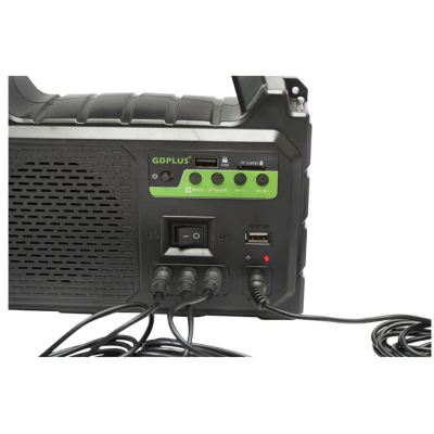 Kit solar GD-P30FM Radio cu lampa multifunctionala panou solar si 3 Becuri