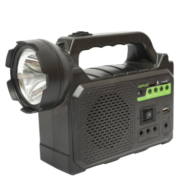 Kit solar GD-P30FM Radio cu lampa multifunctionala panou solar si 3 Becuri