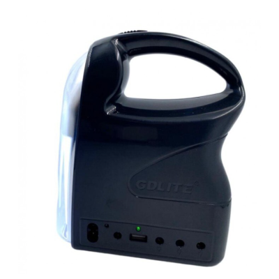 Kit solar GDLITE GD-7 PREMIUM 3 becuri, lanterna inclusa + usb incarcare XL