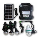 Kit solar portabil Gdlite GD-1000A USB bluetooth radio FM MP3 4 becuri incluse MIH