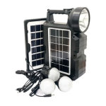 Kit solar portabil Radio FM si Bluetooth CL-810 XL