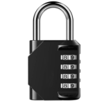 Lacat NEGRU cu cif (4 cadrane)