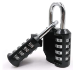 Lacat NEGRU cu cif (4 cadrane)