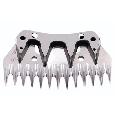 Lama de tuns oi din otel inoxidabil 13 dinti + 4 dinti, tip drept (Lana Curata) andu