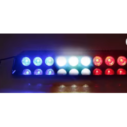 Lampa auto de avertizare stroboscopica semnalizare de urgenta s3 rosu/albastru